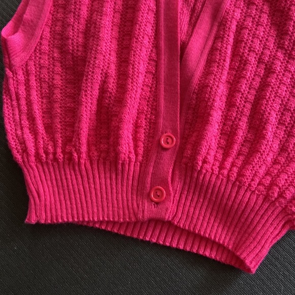 Grandma Meets 80’s Sweater Vest - Picture 2 of 6